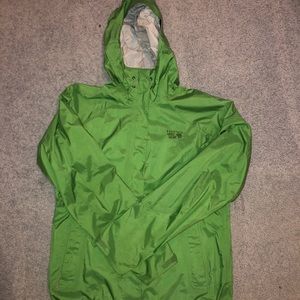 KELLY GREEN MOUNTAIN HARDWEAR RAIN JACKET